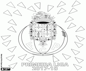 Coloriage Porto, Primeira Liga 2017-2018