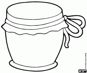 Coloriage Pot de miel