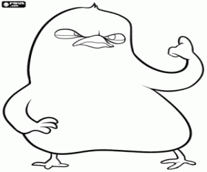Coloriage Le poussin Carlos de Hop