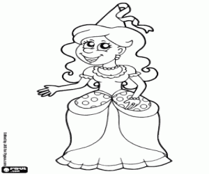 Coloriage Princesse