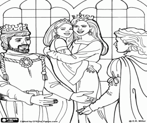 Coloriage Présentation du prince
