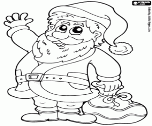 Coloriage Père Noël