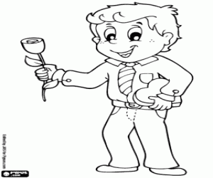 Coloriage Père, papa