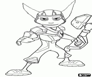 Coloriage Ratchet & Clank