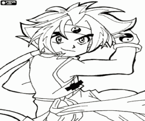 Coloriage Ray Kon de Beyblade
