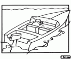 Bateau à moteur hors-bord