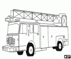 Un camion de pompiers moderne