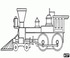 Grand locomotive à vapeur