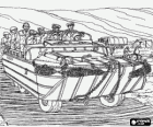 Véhicule militaire amphibie