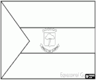 Drapeau de la Guinée équatoriale ou Guinée-Équatoriale