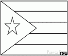 Drapeau de Porto Rico ou Puerto Rico