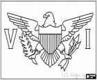 Drapeau de les îles Vierges des États-Unis 