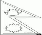 Drapeau de le Népal