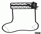 Chaussette de Noël pour décorer
