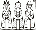 Les trois rois mages sont arrivés de l’est avec des cadeaux pour célébrer la naissance de l’enfant-Jésus