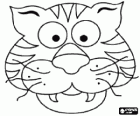 Masque de tigre