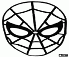 Masque de Spiderman, l'home-araignée