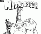 Alex, Marty, Melman et Gloria, les animales protagonistes des aventures à Madagascar