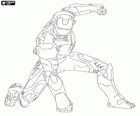Iron Man dispose d'une armure très puissante qui lui permet de voler, il donne une force surhumaine et des armes spéciales disponibles