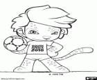 Zakumi, la mascotte officielle du Coupe du monde 2010 est un léopard