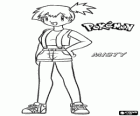 Misty est le gym leader de la Ville Cerulean et elle se spécialise dans Pokémon de type eau 