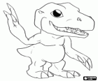 Agumon est l'un des principaux Digimon. Agumon est un digimon très courageux et amusant