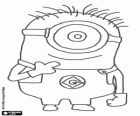 Minion d'un œil, un petit personnage humanoïde de Moi, moche et méchant ou Détestable moi