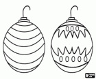 Boules de Noël à peindre et à décorer
