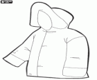 Blouson avec capuche. Anorak à capuche