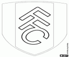 Bouclier ou emblème du Fulham FC, club de football anglais