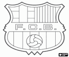 Emblème du FC Barcelone, Futbol Club Barcelona, club de football de Catalogne, Espagne. FC Barcelona, Barça