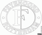 Emblème de Feyenoord Rotterdam, équipe de football des Pays-Bas