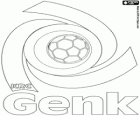 Emblème du Racing Genk ou KRC Genk, Koninklijke Racing Club Genk, club de football belge