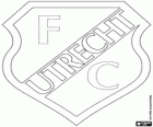 Emblème du FC Utrecht, Football Club Utrecht, club néerlandais de football