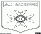 Emblème de AJ Auxerre, Association de la Jeunesse Auxerroise, club de football français