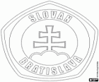 Emblème de SK Slovan Bratislava, club de football slovaque