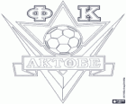 Emblème de la FK Aktobe, club de football du Kazakhstan