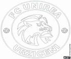 Emblème du FC Unirea Urziceni, club de football roumain