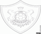 Logo du FK Qarabag Aghdam ou FK Karabakh Agdam, club de football d'Azerbaïdjan