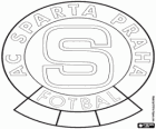 Emblème de AC Sparta Praha, connu sous le nom Sparta Prague, club de football tchèque