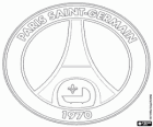 Logo du PSG FC ou le Paris Saint-Germain FC, club de football français