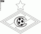 Emblème du FK Spartak Moscou, club de football de Russie. Futbolni Klub Spartak Moskva, nom originel russe transcrit