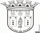 Logo du Sporting Clube de Braga, club de football portugais. Sporting Clube de Braga, nom d'origine en portugais