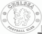 Logo de Chelsea FC, à Londres, équipe de football anglais