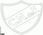 Emblème du Club Nacional de Football, équipe de football uruguayen à Montevideo