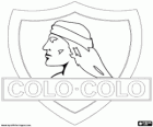 Emblème de la CSD Colo-Colo, équipe de football chilien basé dans la ville de Santiago