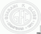 Emblème de la FC Guarani, club de football de Campinas, Brésil