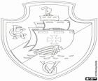 Logo de la CR Vasco da Gama, club brésilien de sport et équipe de football dans la ville de Rio de Janeiro