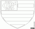Emblème de la Clube de Regatas do Flamengo, club de sport et équipe de football du Brésil