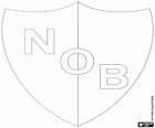 Logo du CA Newell's Old Boys, équipe de football dans la ville de Rosario, Argentine
